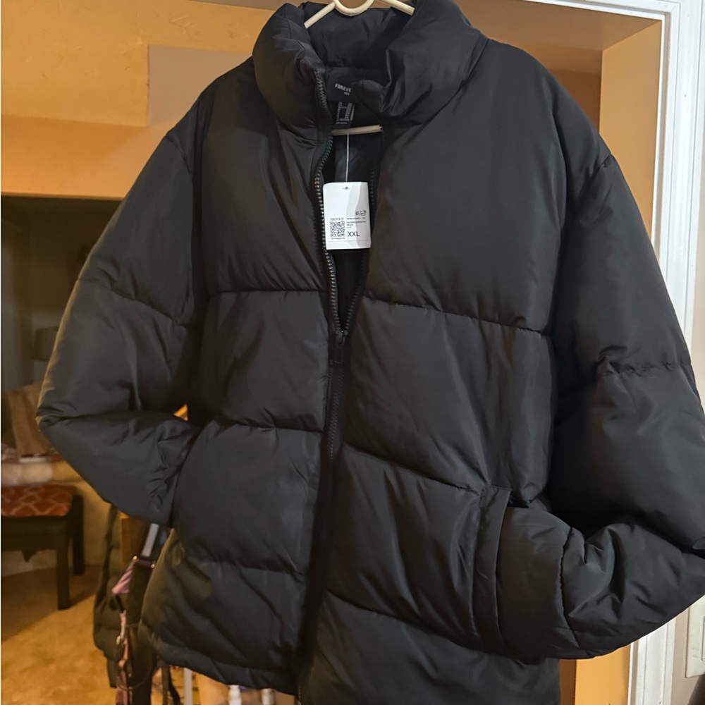 Forever 21 Black Quilted Jacket - Picture 5 of 8